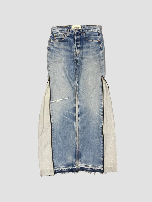 ZIP FLARED JEANS