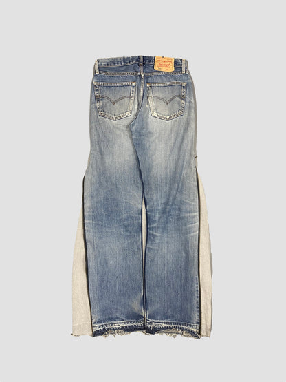 ZIP FLARED JEANS